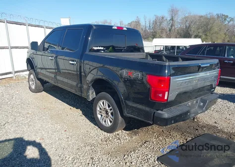 2018 Ford F-150 Platinum from USA, damaged, VIN 1FTEW1EG3JFA91733